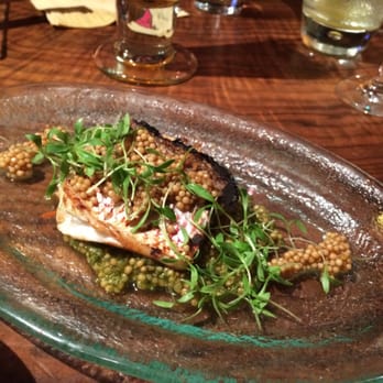 Oyamel - Fish of the day with mustard seeds and roasted tomatoes - very interesting - Mexican Near Me - Washington, DC, District of Columbia Oyamel - Fish of the day with mustard seeds and roasted tomatoes - very interesting - Mexican Near Me - Washington, DC, District of Columbia