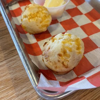 Waldo's Chicken and Beer - Cheddar Biscuits with Honey Butter - Chicken Shop Near Me - Tulsa, Oklahoma Waldo's Chicken and Beer - Cheddar Biscuits with Honey Butter - Chicken Shop Near Me - Tulsa, Oklahoma