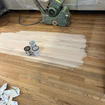ADR Flooring - During sanding - Flooring Near Me - Chicago, Illinois