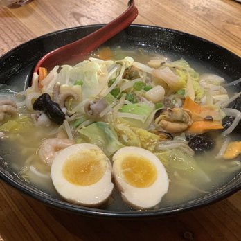 Hanabi Ramen - seafood with veggie ramen - Ramen Near Me - Carrollton, Texas Hanabi Ramen - seafood with veggie ramen - Ramen Near Me - Carrollton, Texas