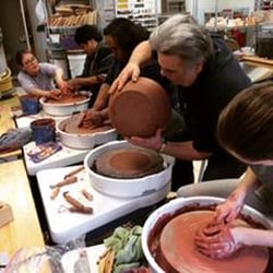 Yonkers Peace Pottery - There are wheels for classes, as well as hand made projects.