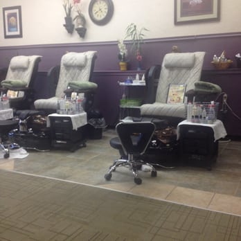 Jolie Nail Spa - Pedicure chairs ready for clients. - Nail Salons Near Me - Anchorage, Alaska