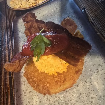 Stillwaters Tavern - Fried green tomato pimento cheese appetizer - New American Near Me - Land O' Lakes, Florida Stillwaters Tavern - Fried green tomato pimento cheese appetizer - New American Near Me - Land O' Lakes, Florida