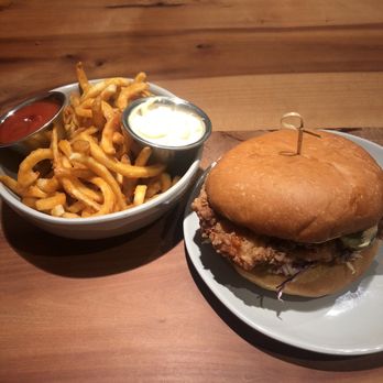Arbor - Fried-Chicken Sandwich and Seasoned Curly Fries - Burgers Near Me - San Francisco, California