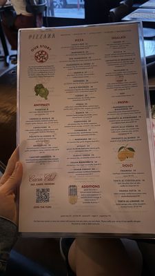 Menu photo 4 Pizzana Silver Lake Los Angeles, CA