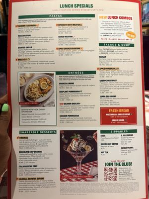 Menu photo 8 Buca di Beppo Italian Restaurant Orlando, FL