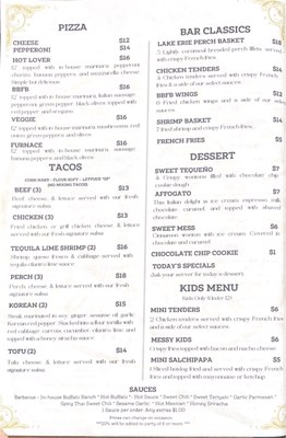 Menu photo 4 Brass & Bronze Foundry Bar Lorain, OH