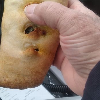 LaSalle Bakery - Spinach calzone with pepperoni and cheese - Bakeries Near Me - Providence, Rhode Island