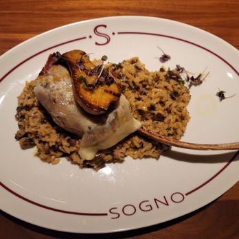 Sogno - Veal Chop with mushroom rissoto - Italian Near Me - Woburn, Massachusetts Sogno - Veal Chop with mushroom rissoto - Italian Near Me - Woburn, Massachusetts