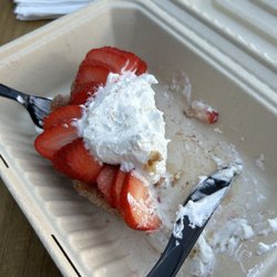 Strawberry churro waffle with whop cream!