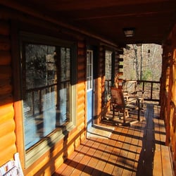 Fair Winds - The front porch at Long X Trail.