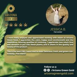 Arizona Green Gold - This is the best CBD I have tried to date! Delicious. fresh, and grown consciously.