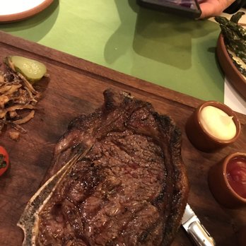 PAZ - NY strip steak and asparagus - Burgers Near Me - Amsterdam, New Hampshire
