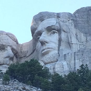 Mount Rushmore National Memorial - Lincoln up close - Landmarks & Historical Buildings Near Me - Keystone, South Dakota Mount Rushmore National Memorial - Lincoln up close - Landmarks & Historical Buildings Near Me - Keystone, South Dakota