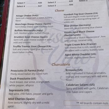 Casa De Vino 57 - Menu - Wine Bars Near Me - St Augustine, Florida