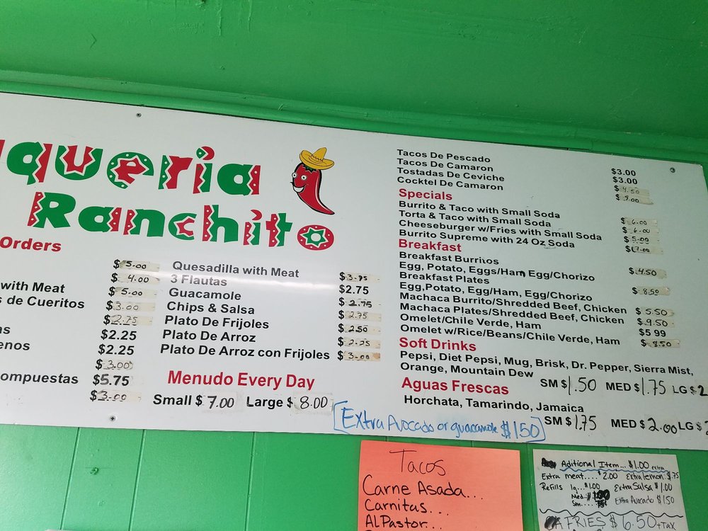 TAQUERIA MI RANCHITO CLOSED Updated September 2024 1155 W Inyo