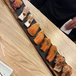 Compliments of the chef - salmon tasting Compliments of the chef - salmon tasting