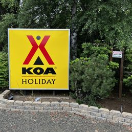 Entrance to KOA Entrance to KOA