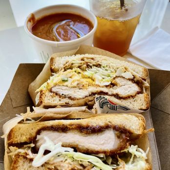 Tanaka - Pork Katsu Chicken& Egg Katsu Miso Tomato Soup - Sandwiches Near Me - Portland, Oregon Tanaka - Pork Katsu Chicken& Egg Katsu Miso Tomato Soup - Sandwiches Near Me - Portland, Oregon