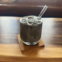 Black sesame latte Black sesame latte