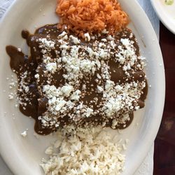Angel's Restaurant and Bar and Store - Enchiladas - I think they ran out of beans lol