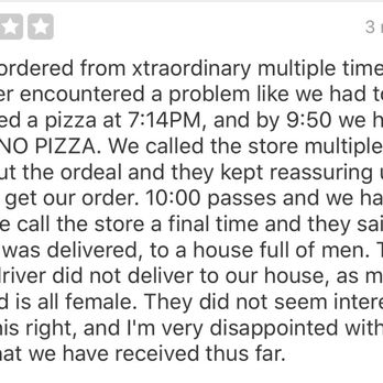 Xtrordinary Pizza - What happened three months ago. - Pizza Near Me - Indianapolis, Indiana Xtrordinary Pizza - What happened three months ago. - Pizza Near Me - Indianapolis, Indiana