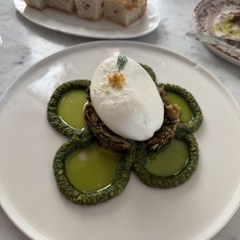Legami - Burrata with pesto - Italian Near Me - Charleston, South Carolina Legami - Burrata with pesto - Italian Near Me - Charleston, South Carolina