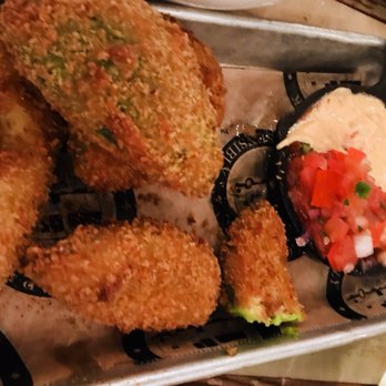 Treylor Park - Avocado Fries (wedges) | Panko crusted, lightly fried, served w/ Sriracha aioli - New American Near Me - Ponte Vedra, Florida Treylor Park - Avocado Fries (wedges) | Panko crusted, lightly fried, served w/ Sriracha aioli - New American Near Me - Ponte Vedra, Florida