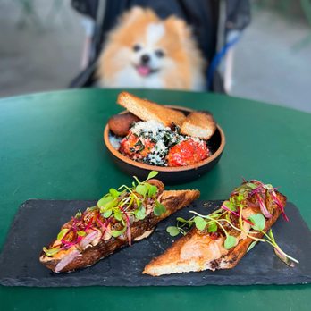 Norcina - Meatballs w/ tomato, parm, focaccia ($9) + Chicken Liver Toast w/ balsamic, shallots ($11) - Italian Near Me - San Francisco, California Norcina - Meatballs w/ tomato, parm, focaccia ($9) + Chicken Liver Toast w/ balsamic, shallots ($11) - Italian Near Me - San Francisco, California