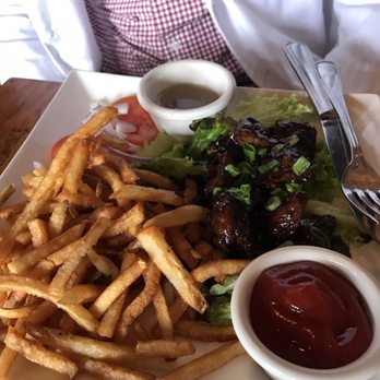 The Elephant Walk - Loc lac with French fries - Cambodian Near Me - Boston, Massachusetts
