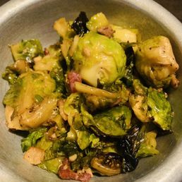 a bowl of brussels sprouts