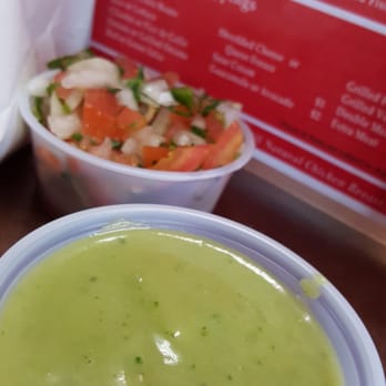 El Chef Tacos - This green sauce.....bomb - Mexican Near Me - Westminster, California