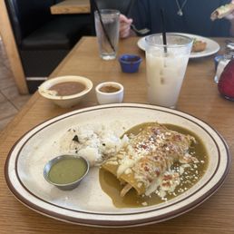 Chicken Enchiladas Plate Chicken Enchiladas Plate