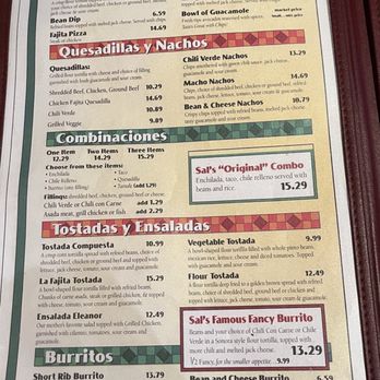 Sal's Mexican Restaurants - Menu - Mexican Near Me - Madera, California Sal's Mexican Restaurants - Menu - Mexican Near Me - Madera, California