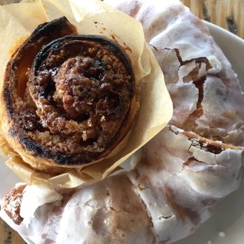 Commune - Morning bun wrapped in paper and a glazed croissant - Cafes Near Me - Virginia Beach, Virginia Commune - Morning bun wrapped in paper and a glazed croissant - Cafes Near Me - Virginia Beach, Virginia