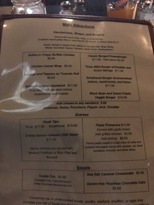Menu photo 5 Strings Bar And Grille Johnston, RI