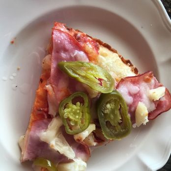 OuttaGas Pizza - Hawaiian with a side of jalapeños added later. - Pizza Near Me - Yachats, Oregon OuttaGas Pizza - Hawaiian with a side of jalapeños added later. - Pizza Near Me - Yachats, Oregon