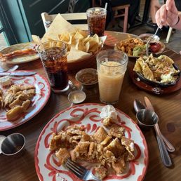 Pancakes Chilaquiles Iced coffee Pancakes Chilaquiles Iced coffee