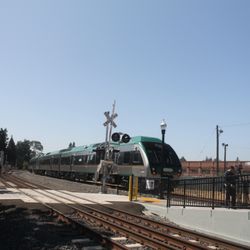 Smart Train - Santa Rosa Downtown - 25 June 2017 - SMART Opening Day. First public run.