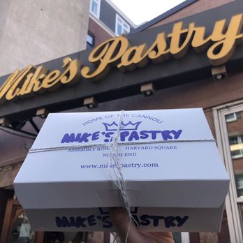 Mike's Pastry - Storefront + pastry box - Bakeries Near Me - Boston, Massachusetts