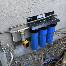 Plumbing Installs - Whole house, three stage water filtration system.