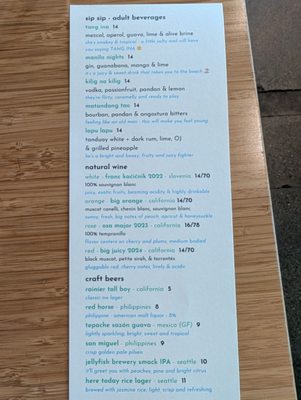 Menu photo 8 Kilig Seattle, WA