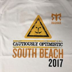 Helinger Advertising - Front of our Ragnar South Beach shirts printed by Helinger Advertising.