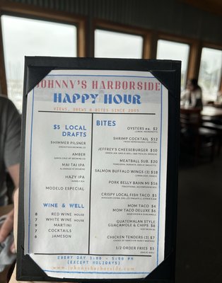 Menu photo 1 Johnny's Harborside Santa Cruz, CA