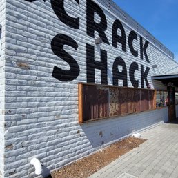 Exterior outside entrance of The Crack Shack - Encinitas, California Exterior outside entrance of The Crack Shack - Encinitas, California