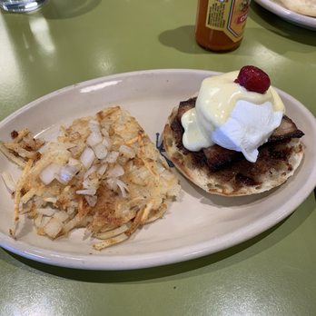 Snooze, an A.M. Eatery - Habanero Pork Belly benedict - Breakfast & Brunch Near Me - Scottsdale, Arizona Snooze, an A.M. Eatery - Habanero Pork Belly benedict - Breakfast & Brunch Near Me - Scottsdale, Arizona