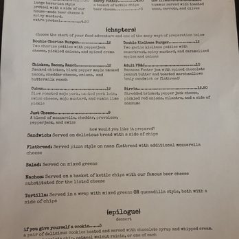 Books & Brews - Brownsburg - New menu - Bookstores Near Me - Brownsburg, Indiana