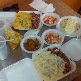 Fritanga 505 - All the amazing food I described in my review - Juice Bars & Smoothies Near Me - Miami, Florida