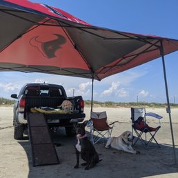 Our Surfside Beach setup Our Surfside Beach setup