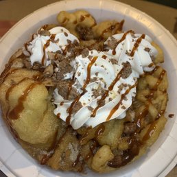 Churro Funnel Cake